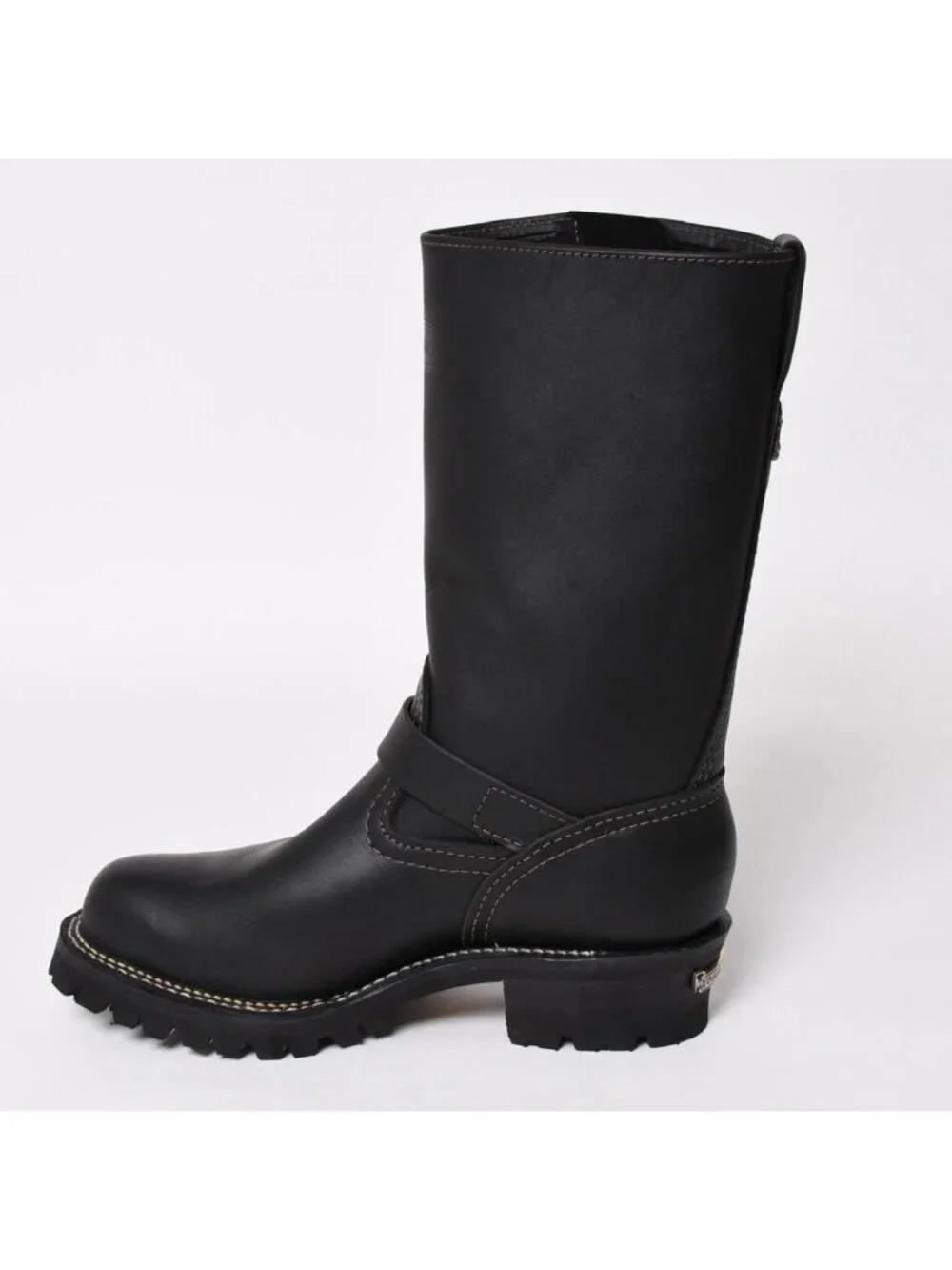 Chrome Hearts Wesco Boss Gunslinger Leather Engineer Boots Cowhide 925 Sterling